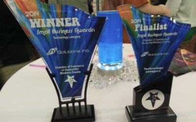 F1 Solutions Won 1st Place for the 2014 Small Business of the Year – Technology category